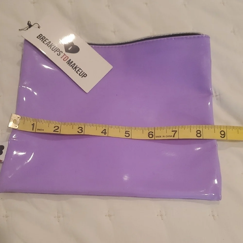 Purple Cosmetic Bag with Fun Print (24)